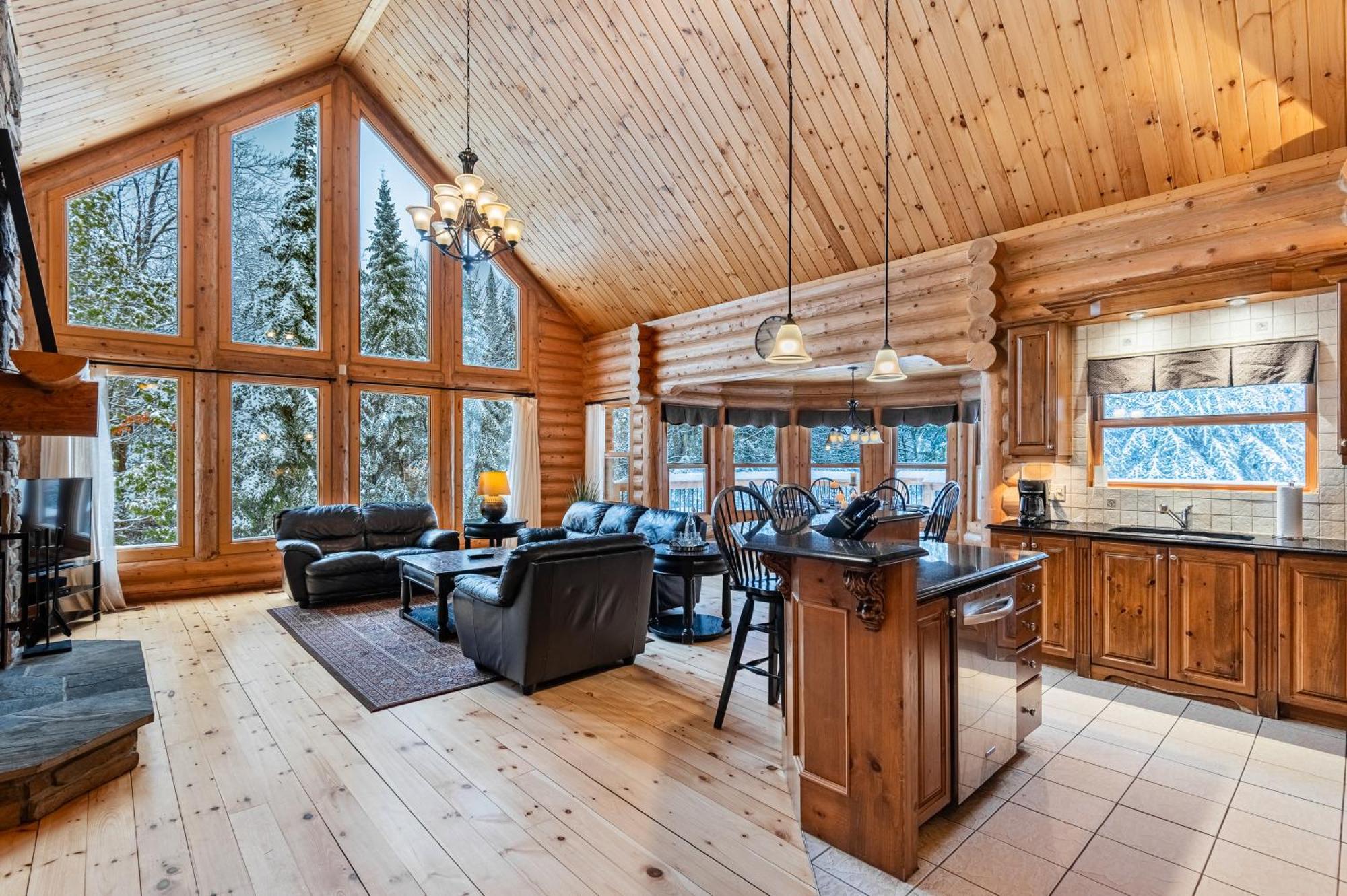 Mille-Isles Fiddler Lake Resort Chalet 53 Cerf מראה חיצוני תמונה