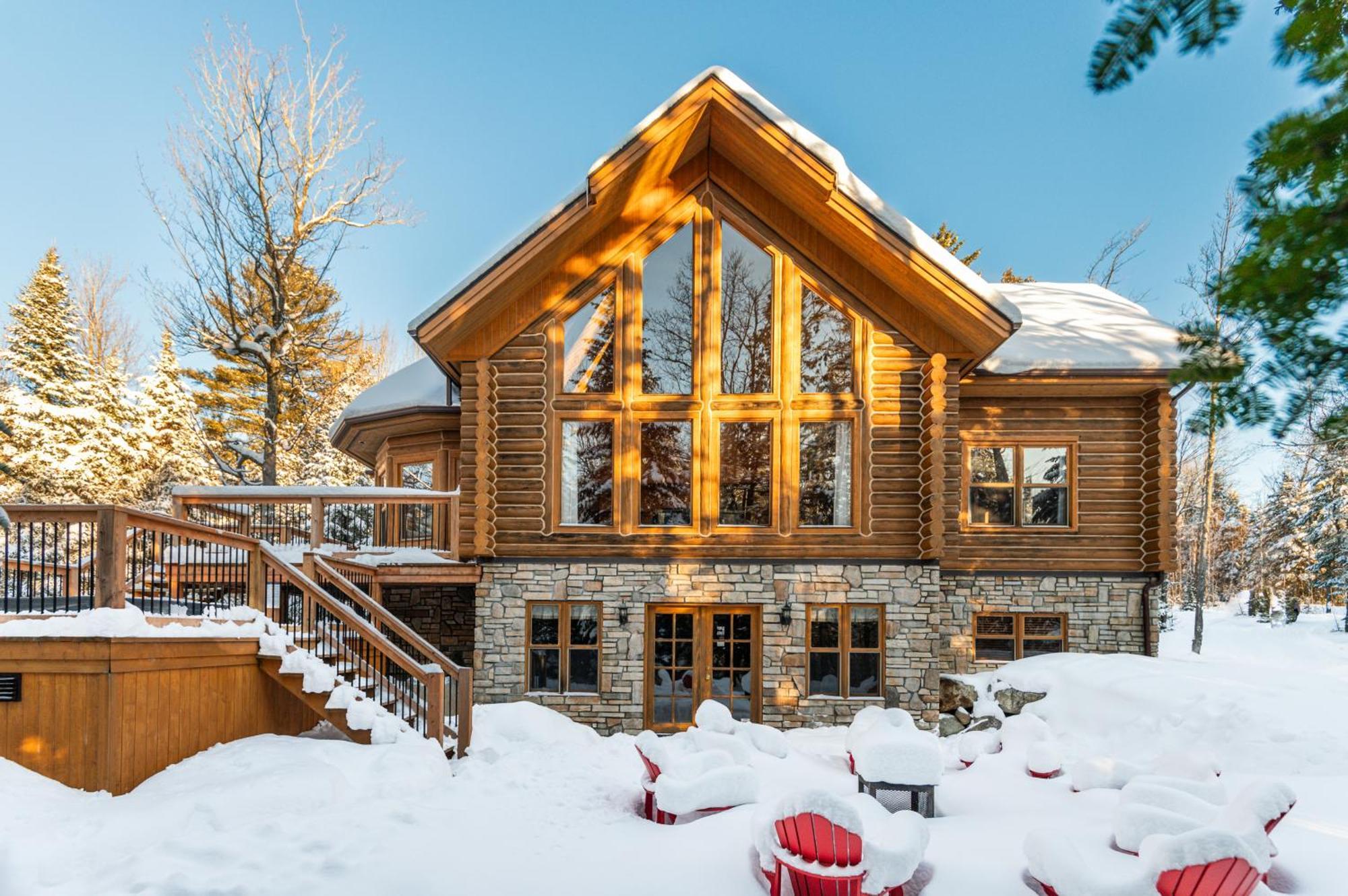 Mille-Isles Fiddler Lake Resort Chalet 53 Cerf מראה חיצוני תמונה