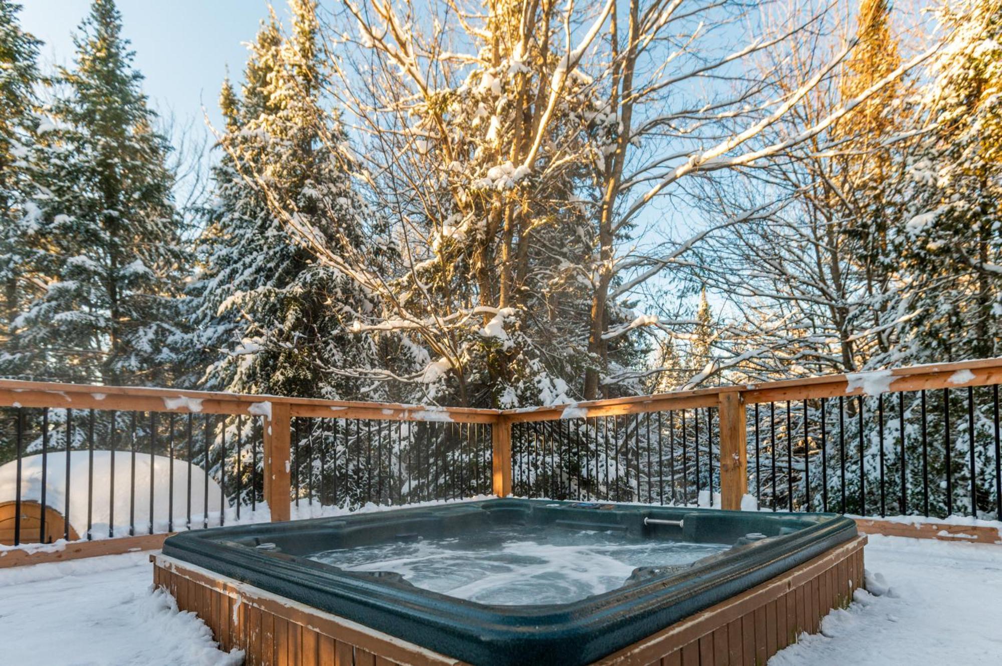 Mille-Isles Fiddler Lake Resort Chalet 53 Cerf מראה חיצוני תמונה