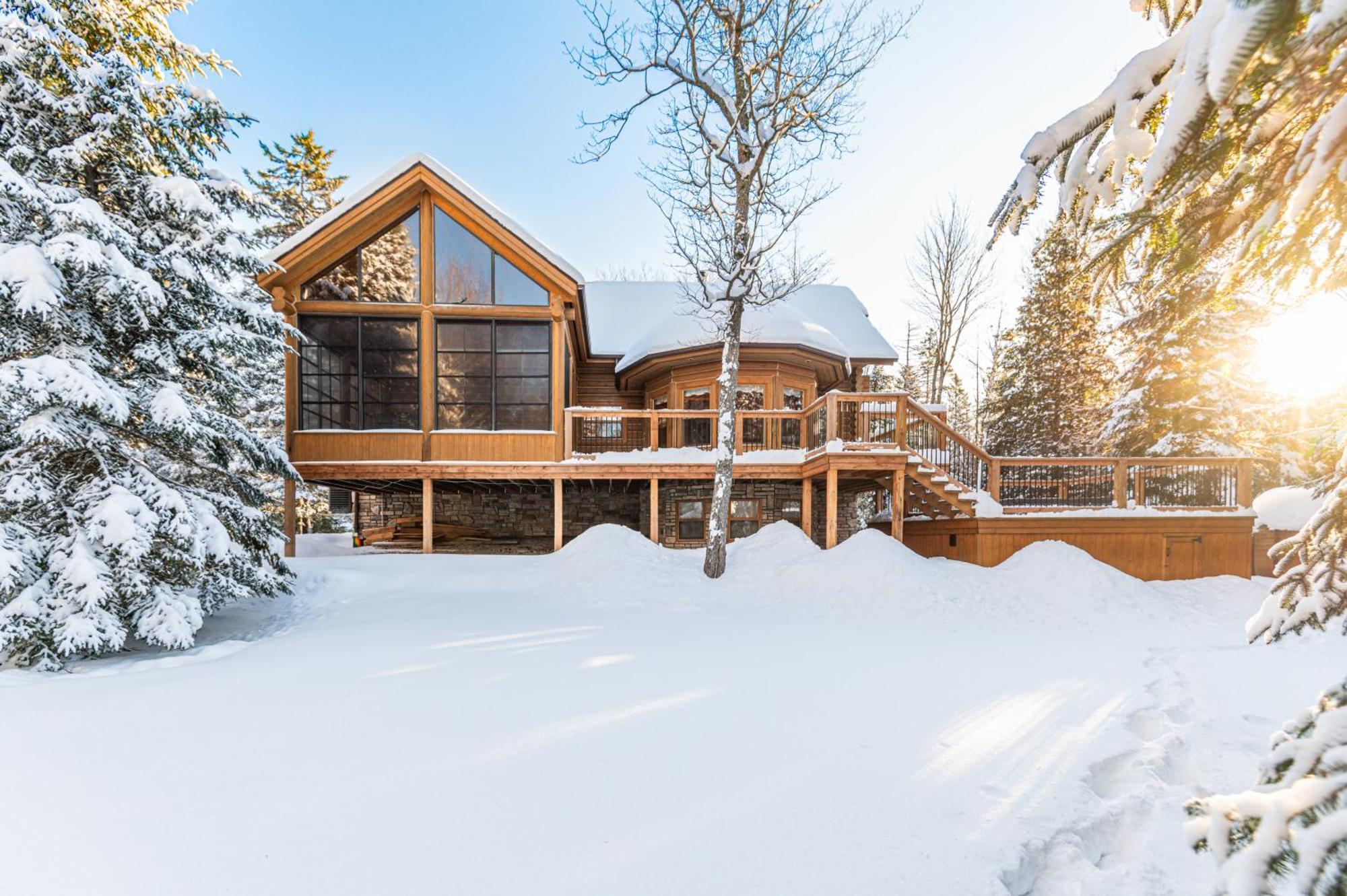 Mille-Isles Fiddler Lake Resort Chalet 53 Cerf מראה חיצוני תמונה